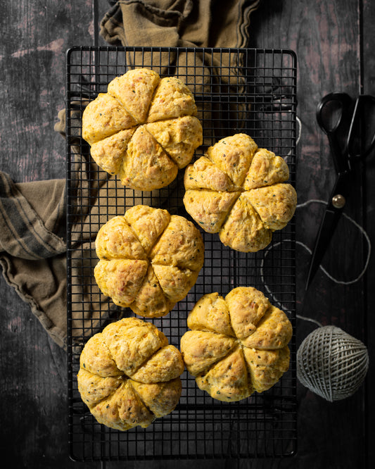 Glutenfreie Kürbisbrötchen