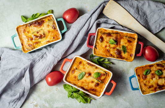 Glutenfreie low carb Zucchini Lasagne