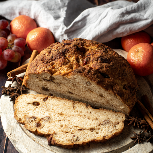 Glutenfreies Rosinen-Pekannussbrot