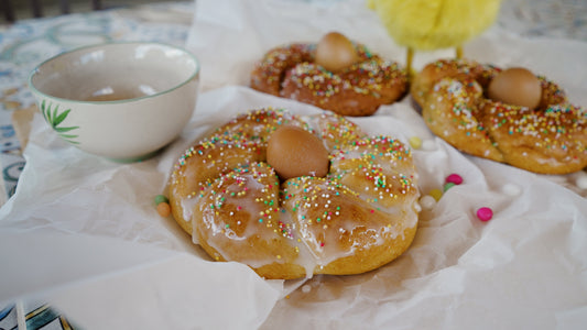 glutenfreier italienischer Osterkranz - Sguta