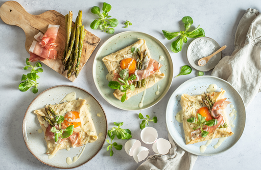 Spargel Ei Galette