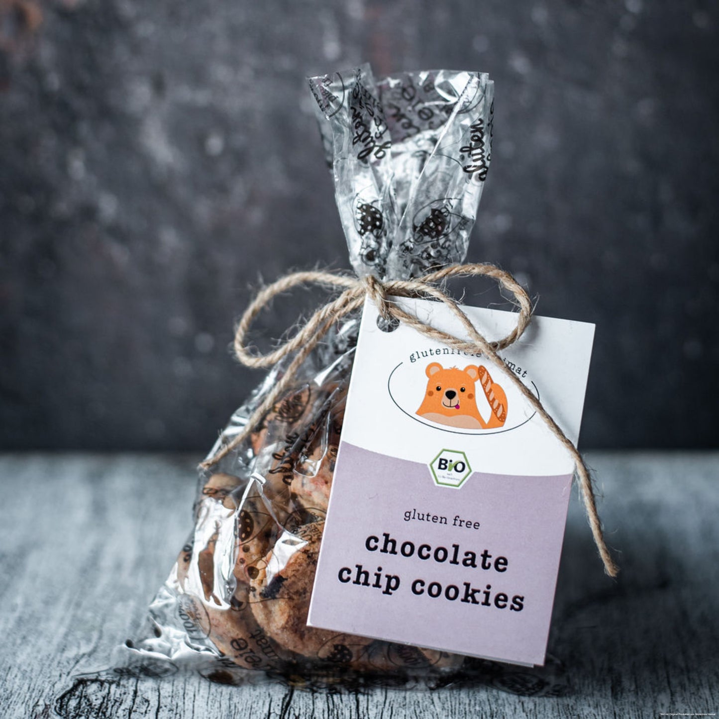 Gluten-free chocolate cookies - organic baking mix