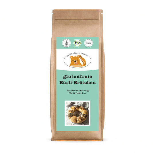 glutenfreie Bürli Brötchen