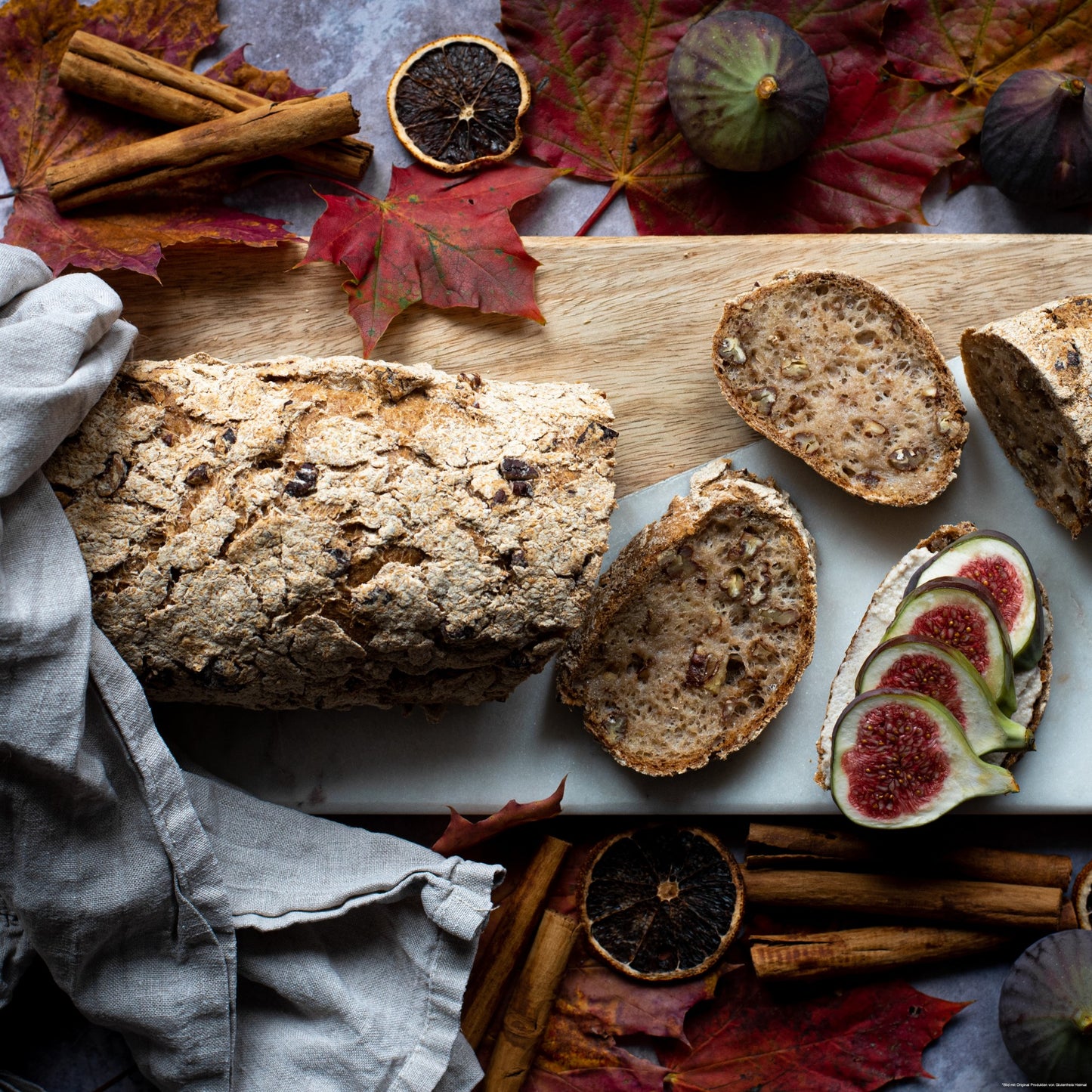gluten-free mixed bread - organic baking mix with sourdough