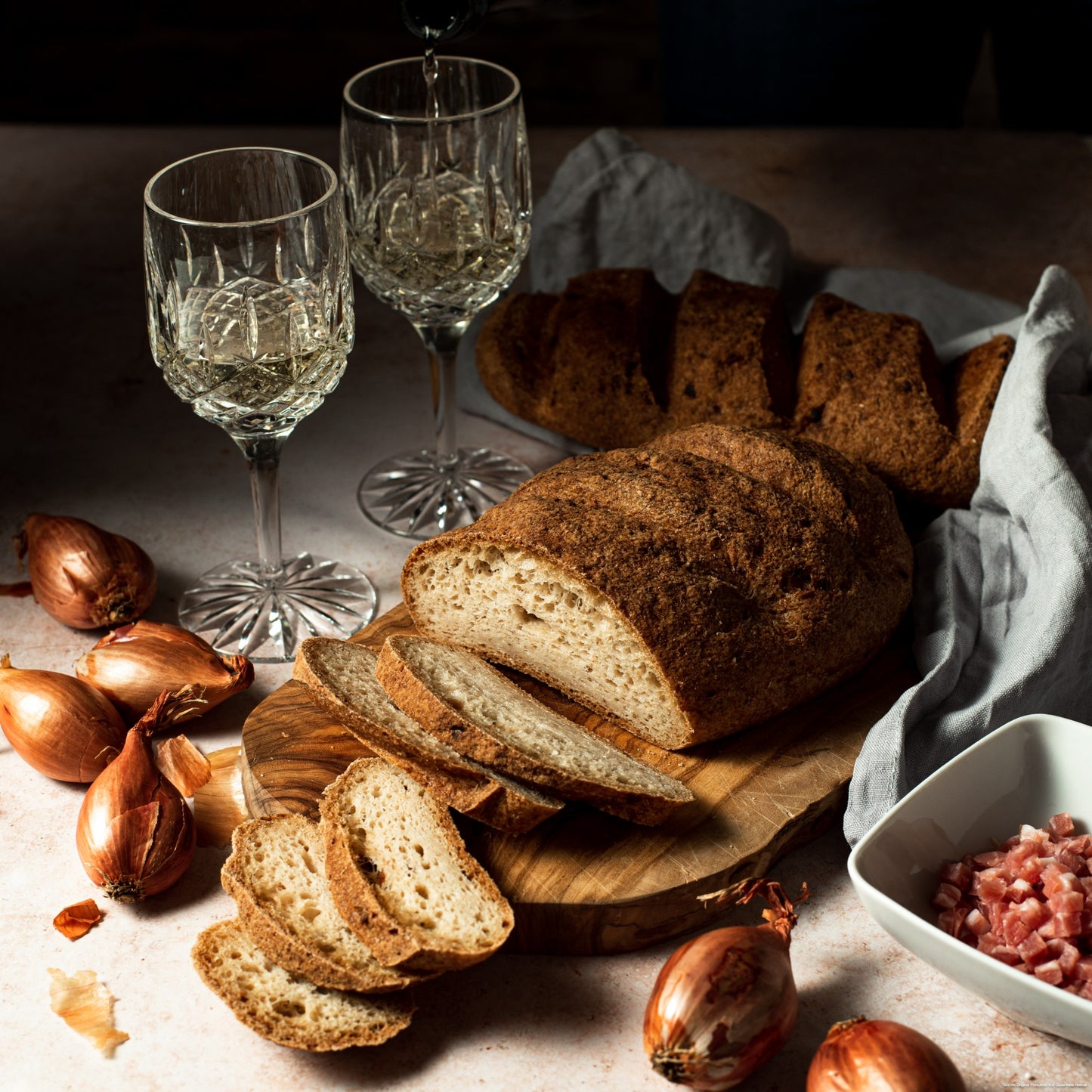 gluten-free mixed bread - organic baking mix with sourdough