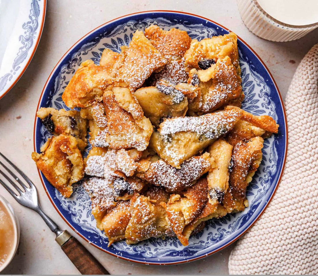 Glutenfreier Kaiserschmarrn wie aus den Bergen