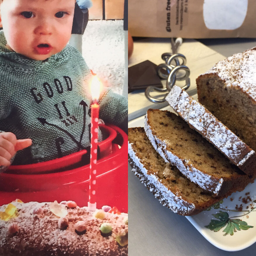 Glutenfreier Rührkuchen mit Schokostückchen