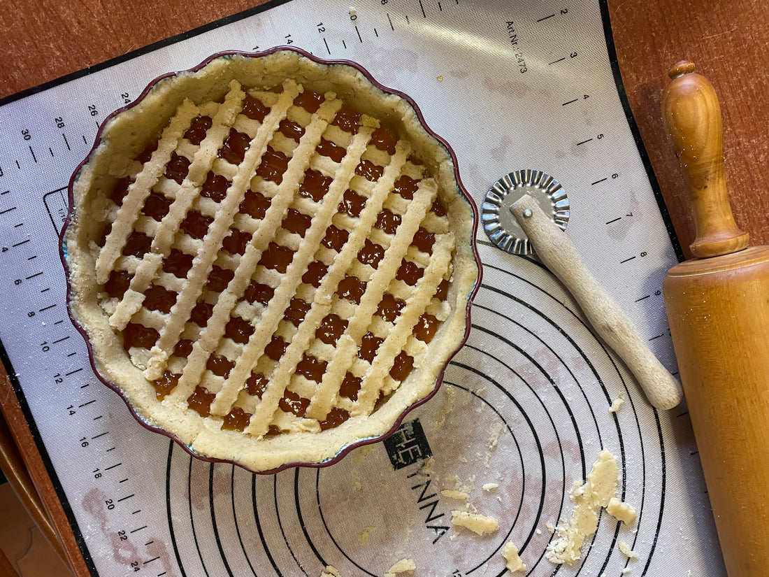 Crostata senza glutine - glutenfreier Muerbeteigkuchen