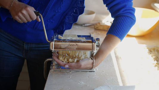 glutenfreie italienische frische handgemachte Tagliatelle