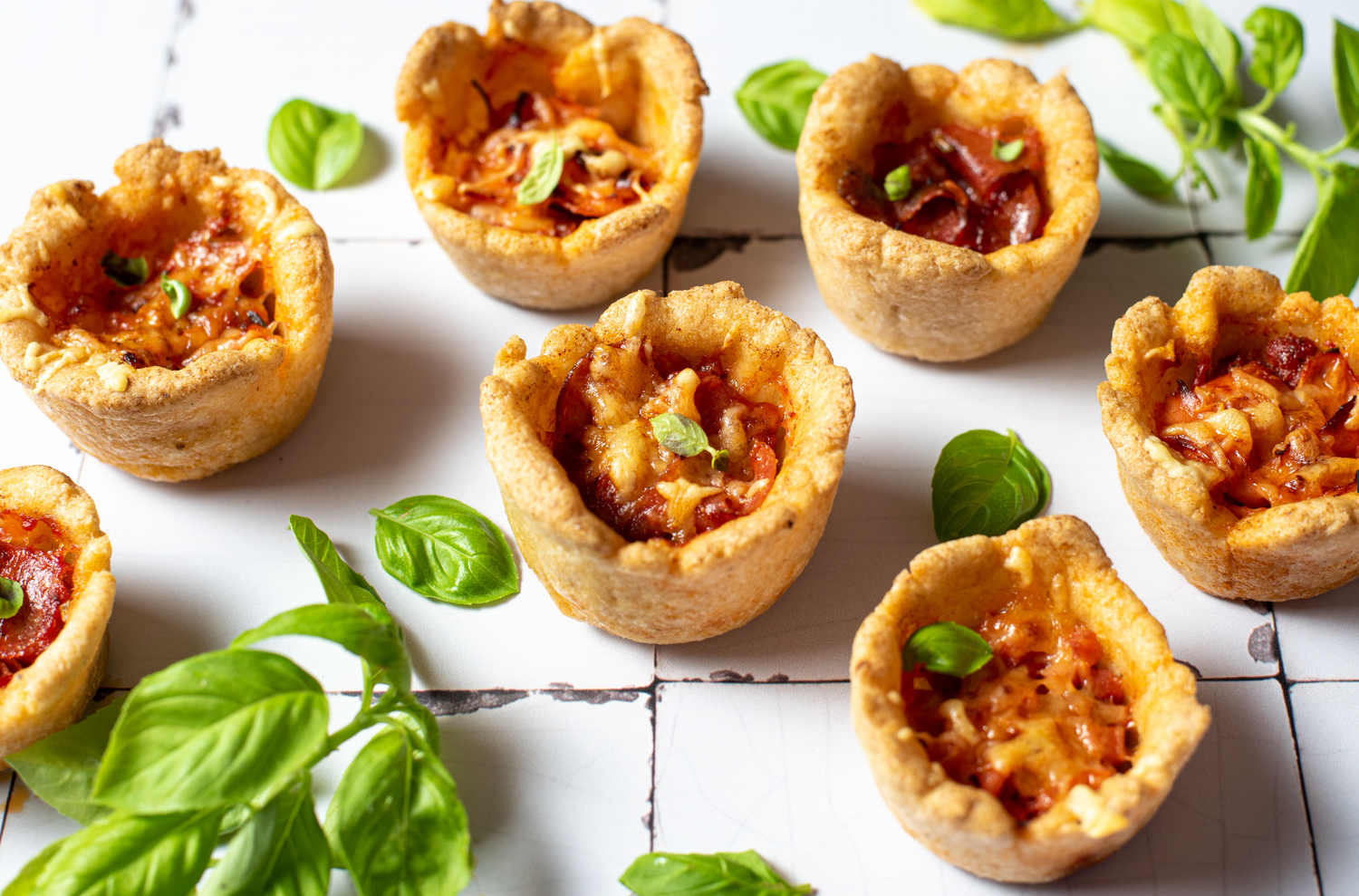 Glutenfreie Pizzamuffins