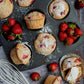 glutenfreie Erdbeer Muffins senza glutine fragola
