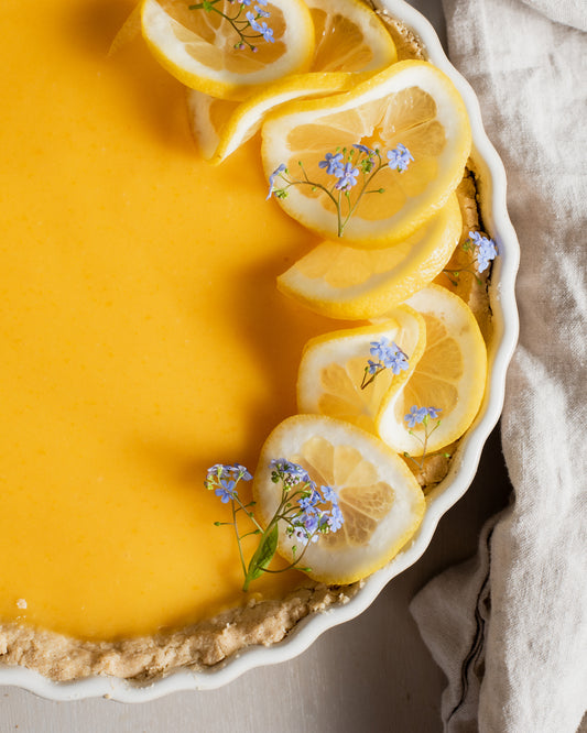 glutenfreie Tarte Zitrone torta al limone senza glutine